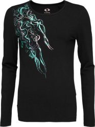 T-shirt damski Loap Abmora czarny. Czarne t-shirty damskie Scarpa, l, bez wzorów, z bawełny, bez kołnierzyka. Za 86.05 zł.