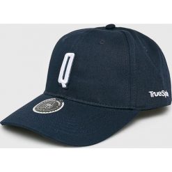 True Spin - Czapka. Niebieskie czapki męskie True Spin, bez wzorów, z bawełny. W wyprzedaży za 19.90 zł.
