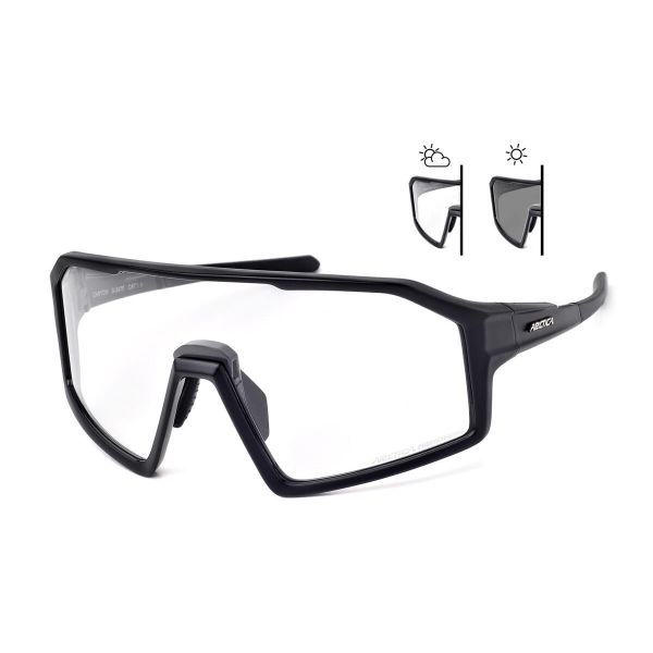 Okulary Arctica przeciwsłoneczne S-347F Fotochrom. Czarne okulary przeciwsłoneczne męskie ARCTICA, z gumy. Za 362.00 zł.