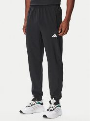 Adidas Spodnie dresowe Workout Essentials KA5528 Czarny Regular Fit. Czarne spodnie dresowe męskie Adidas, z dresówki. Za 239.99 zł.
