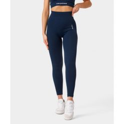 Legginsy bezszwowe Carpatree Allure granatowe. Legginsy damskie Carpatree, s, bez wzorów, z elastanu. W wyprzedaży za 172.49 zł.