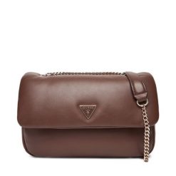 Torebka Guess. Brązowe torebki klasyczne damskie Guess, z aplikacjami, bez dodatków. Za 389.99 zł.