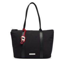 Torebka KARL LAGERFELD. Czarne torebki klasyczne damskie Karl Lagerfeld, bez wzorów, bez dodatków. Za 849.99 zł.