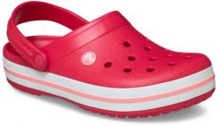 Chodaki Klapki Unisex Crocband 11016 Clog. Białe klapki i japonki męskie Crocs, z materiału. Za 231.99 zł.