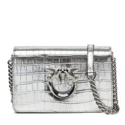 Torebka PINKO. Szare torebki klasyczne damskie Pinko, bez wzorów, bez dodatków. Za 899.99 zł.