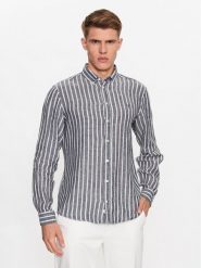 Casual Friday Koszula 20504647 Niebieski Regular Fit. Niebieskie koszule męskie Casual Friday, m, bez wzorów, ze lnu, bez kołnierzyka, bez ramiączek. Za 409.99 zł.