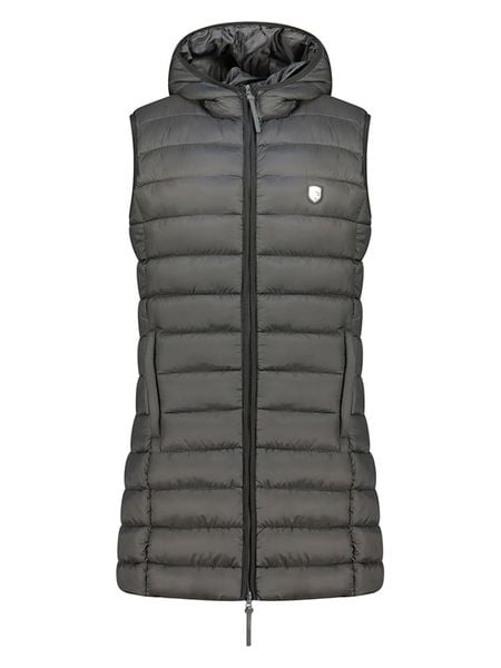 Geographical Norway Kamizelka pikowana "Vatikotal" w kolorze antracytowym rozmiar: S. Czarne kamizelki damskie Geographical Norway, s. Za 126.75 zł.