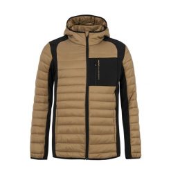 Kurtka puchowa Protest Letton Outerwear. Brązowe kurtki męskie Protest, m, bez wzorów, z puchu, bez kaptura, narciarskie. Za 462.50 zł.