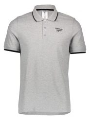 Reebok Koszulka polo w kolorze szarym rozmiar: L. Szare koszulki polo męskie Reebok, l, bez wzorów, bez ramiączek. Za 74.63 zł.