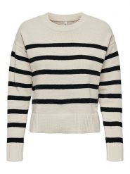 ONLY Sweter w kolorze czarnym rozmiar: L. Czarne swetry klasyczne damskie Only, l, bez kołnierzyka. Za 83.42 zł.