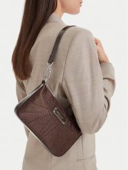 Nine West Torebka CEO-LUXE SERENITY-LA374-4773 Brązowy. Brązowe torebki klasyczne damskie Nine West, bez wzorów, ze skóry, bez dodatków. Za 169.99 zł.