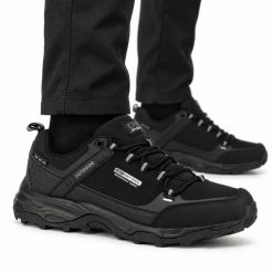 Buty męskie sportowe trekkingowe DK PREDATOR LOW SOFTSHELL. Czarne buty trekkingowe męskie DK, z dresówki, bez zapięcia, trekkingowe. Za 159.00 zł.