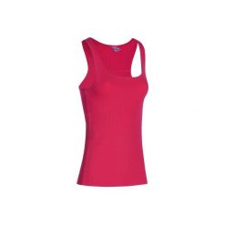Top Gym & Pilates 500 damski. Szare topy sportowe damskie DOMYOS, xl, bez wzorów, z bawełny, bez ramiączek. Za 14.99 zł.