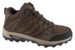 Buty trekkingowe męskie, Redmond IV Low WP. Brązowe buty trekkingowe męskie Columbia, z materiału, przed kostkę, bez zapięcia, trekkingowe. Za 399.99 zł.