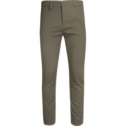 Spodnie Casualowe, Oliwkowe Chinosy z Elastanem, Zwężana Nogawka, Męskie -QUICKSIDE. Zielone spodnie materiałowe męskie Quickside, bez wzorów, z elastanu. Za 159.00 zł.