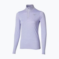 Bluza do biegania damska Mizuno Core Impulse Half Zip Tee. Niebieskie bluzy bez kaptura damskie Mizuno, xs, z materiału. Za 129.99 zł.