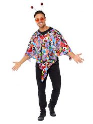Amscan 3-częściowy kostium "90er Hippie Poncho Onesie" ze wzorem rozmiar: onesize. Stroje jednoczęściowe damskie AMSCAN, bez wzorów. Za 78.10 zł.