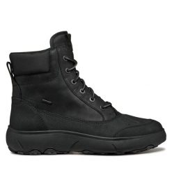 Kozaki Geox. Czarne buty zimowe męskie Geox, bez zapięcia. Za 719.99 zł.