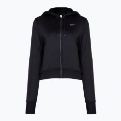 Bluza damska Nike Therma-FIT One. Czarne bluzy bez kaptura damskie Nike. Za 299.99 zł.