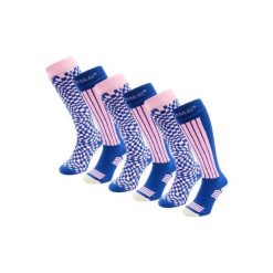 Skarpety narciarskie - Damskie - 6 par - Ballpoint Blue. Niebieskie skarpetki damskie POEDERBAAS, bez wzorów, z wełny. W wyprzedaży za 329.62 zł.