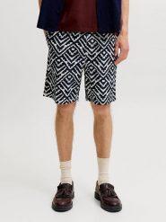 Jack & Jones Szorty "Jaiden" w kolorze granatowym rozmiar: S. Niebieskie szorty męskie Jack & Jones, z bawełny, bez kołnierzyka. Za 74.63 zł.