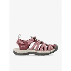 Sandały damskie Keen Whisper. Czerwone obuwie trekkingowe damskie Keen, bez wzorów, bez obcasa. Za 350.99 zł.