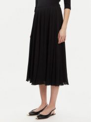 Marella Spódnica maxi Brado 2523106011 Czarny Regular Fit. Czarne spódniczki damskie Marella, bez wzorów, z wiskozy, maxi. Za 869.99 zł.
