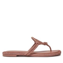 Japonki Tory Burch. Czerwone klapki damskie Tory Burch, bez wzorów, bez obcasa. Za 1,749.00 zł.
