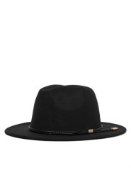 Guess Kapelusz AW5642 WOL01 Czarny. Czarne kapelusze damskie Guess, z aplikacjami, z poliesteru. Za 234.99 zł.