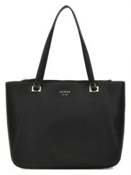 Guess Shopper bag w kolorze czarnym - 48 x 32 x 16 cm rozmiar: onesize. Czarne shopper bag damskie Guess, z aplikacjami, z materiału, na ramię, bez dodatków. Za 513.99 zł.