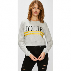 Tally Weijl - Bluza. Białe bluzy bez kaptura damskie TALLY WEIJL, l, z bawełny. W wyprzedaży za 49.90 zł.