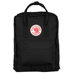 Plecak sportowo-turystyczny Kanken. Czarne plecaki damskie Fjällräven, bez wzorów. Za 339.00 zł.