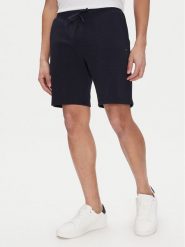 Tommy Hilfiger Szorty sportowe Essential MW0MW37240 Granatowy Regular Fit. Niebieskie szorty męskie Tommy Hilfiger, m, z bawełny. Za 219.99 zł.