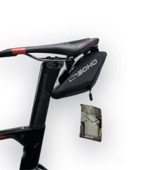 Torba rowerowa pod siodło SOHO WOOSTER. Czarne torebki klasyczne damskie SOHO, bez wzorów, bez dodatków. Za 52.00 zł.