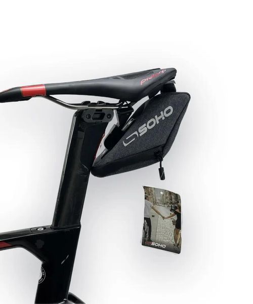 Torba rowerowa pod siodło SOHO WOOSTER. Czarne torebki klasyczne damskie SOHO, bez wzorów, bez dodatków. Za 52.00 zł.