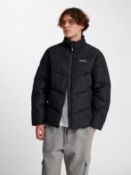 Kurtka puchowa Hummel. Czarne kurtki damskie HUMMEL, xl, bez wzorów, z materiału, bez kaptura. Za 293.50 zł.