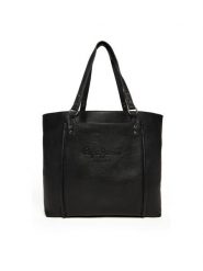 Pepe Jeans Torebka Bellamie Code PL0300005 Czarny. Czarne torebki klasyczne damskie Pepe Jeans, bez wzorów, z jeansu, bez dodatków. Za 349.99 zł.