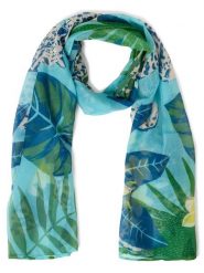 Marie Lund Szalik Kobiety niebieski|zielony|wielokolorowy, ONE SIZE. Niebieskie szaliki i kominy damskie Marie Lund, bez wzorów, z syntetyku. Za 119.95 zł.