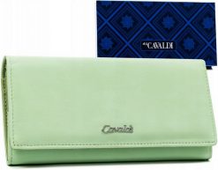 Portfel damski 4U Cavaldi GD27-DNM miętowy. Zielone portfele damskie 4U Cavaldi, bez wzorów, ze skóry ekologicznej. Za 34.00 zł.