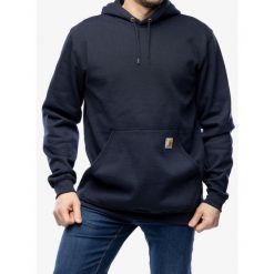 Bluza z kapturem męska Carhartt Hooded Sweatshirt. Niebieskie bluzy z kapturem męskie Carhartt, m. Za 251.99 zł.