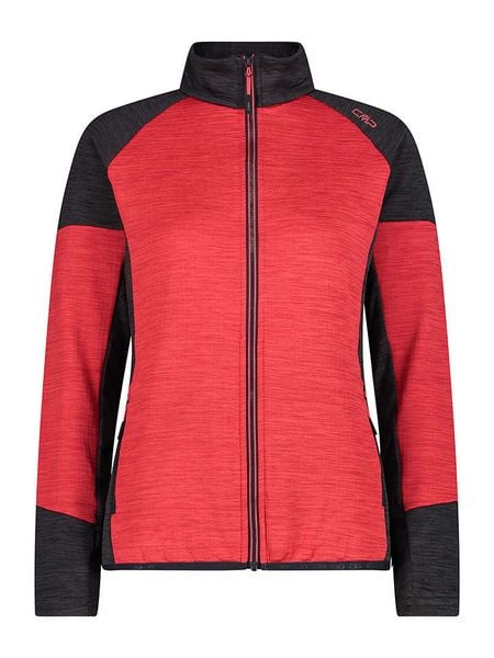 CMP Kurtka polarowa w kolorze czarno-czerwonym rozmiar: 40. Czarne kurtki damskie CMP, bez wzorów, z materiału, bez kaptura. Za 170.87 zł.