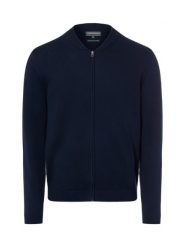 Finshley & Harding kardigan z zawartością kaszmiru Mężczyźni Bawełna niebieski, XXL. Niebieskie kardigany męskie Finshley & Harding, m, bez wzorów, z bawełny, eleganckie, bez kołnierzyka. Za 249.95 zł.