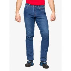 Spodnie wspinaczkowe męskie Ocun Typhoon Jeans. Niebieskie spodnie materiałowe męskie Ocun, bez wzorów, z jeansu, sportowe. Za 335.99 zł.