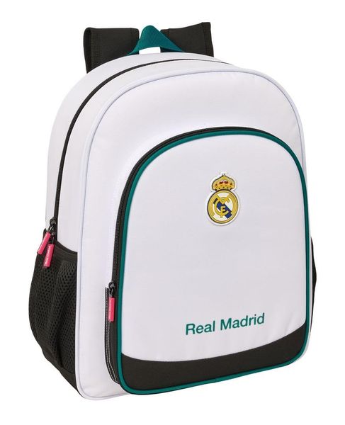 Real Madryt plecak sportowy junior backpack wielokolorowy. Białe plecaki damskie Real Madrid, bez wzorów, z materiału. Za 188.30 zł.