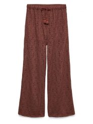 Vero Moda Spodnie w kolorze brązowym rozmiar: XL. Brązowe spodnie materiałowe damskie Vero Moda, bez wzorów, z materiału. Za 78.66 zł.