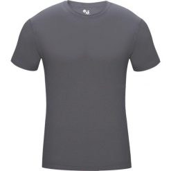 Koszulka z krótkim rękawem Podkoszulek męski Pro Compression. Szare t-shirty sportowe męskie BADGER SPORT, m, bez ramiączek. Za 151.95 zł.
