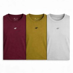 T-SHIRT MĘSKI 4F KOSZULKA LIMITOWANA KOMPLET ZESTAW 3 SZTUKI M M3947 SS26. T-shirty sportowe męskie 4f, m, z bawełny, bez ramiączek, na fitness i siłownię. Za 113.50 zł.
