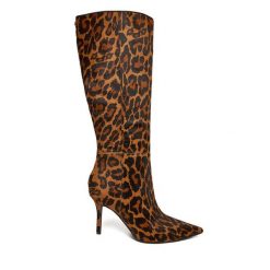 Kozaki Guess. Brązowe kozaki damskie Guess, bez obcasa, na szpilce. Za 1,259.00 zł.