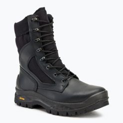 Buty trekkingowe męskie Grisport 11637M13. Czarne buty trekkingowe męskie Grisport, z materiału, bez zapięcia, trekkingowe. Za 529.99 zł.