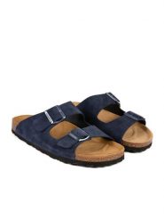 BABUNKERS Family Skórzane klapki w kolorze granatowym rozmiar: 40. Niebieskie klapki i japonki męskie BABUNKERS Family, ze skóry. Za 173.99 zł.